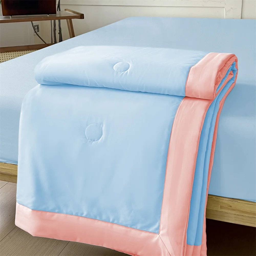 Patchwork Cool-Touch Summer Quilt - Image 3