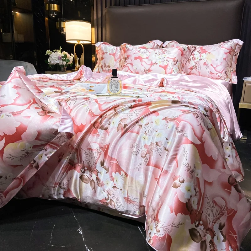 Floral Silk Blend Sheet Set - Image 12
