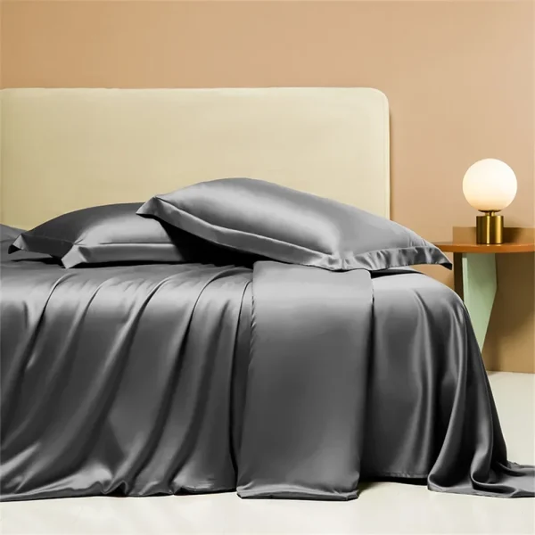 Solid Cotton Duvet Cover Sheet Set