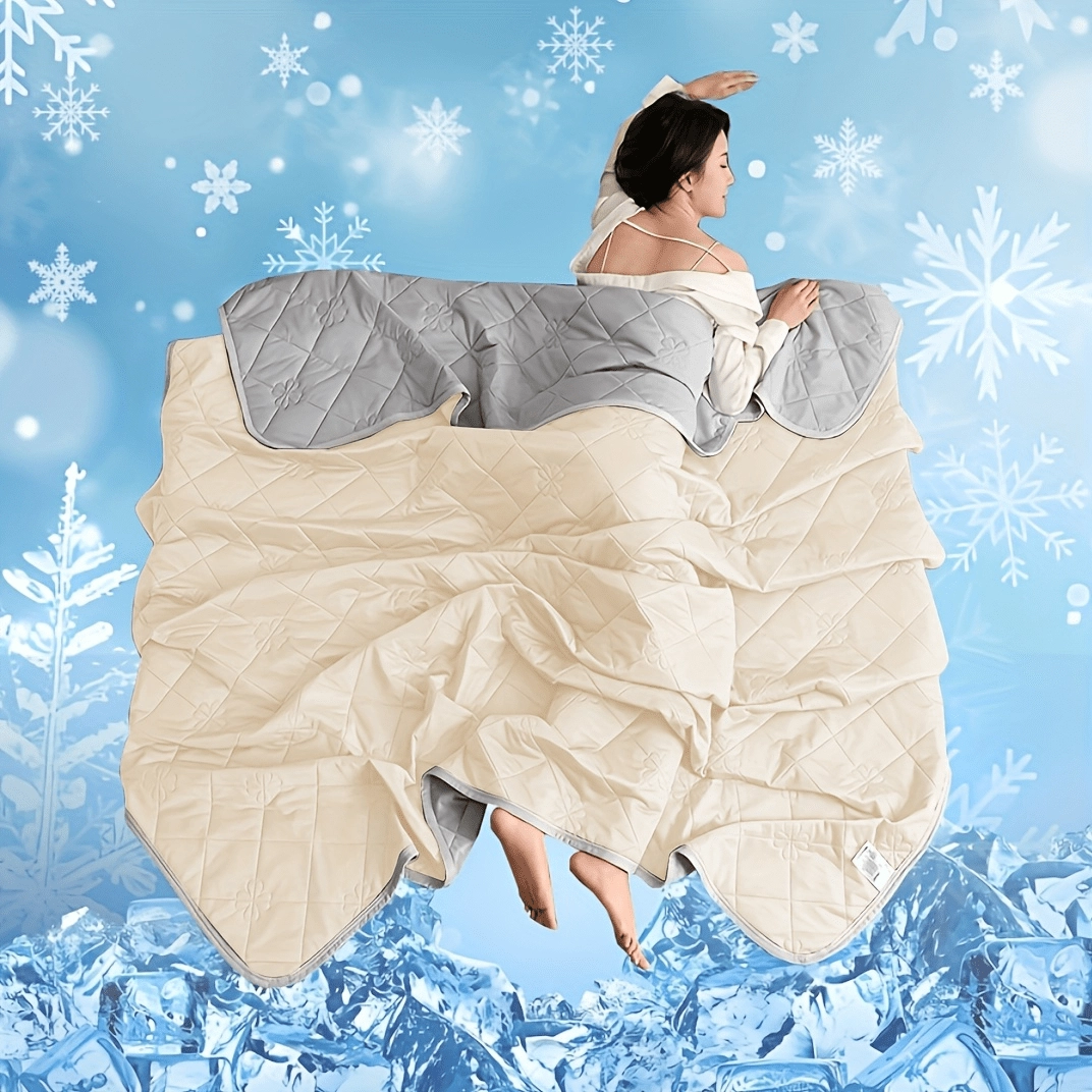 Quilted Cooling Summer Blanket - Image 5