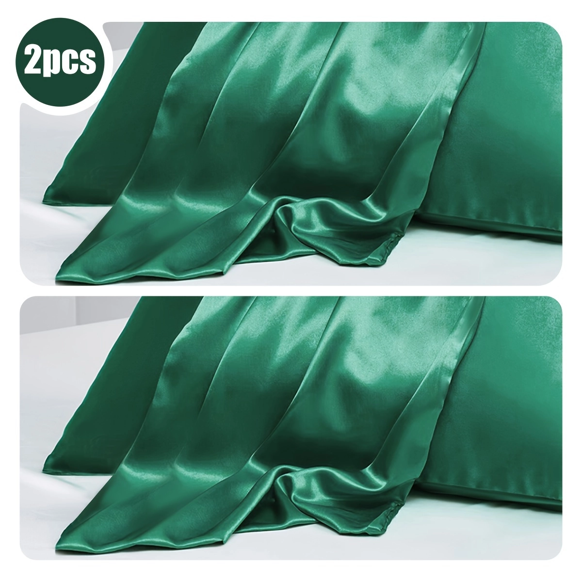 Satin Cooling Pillowcase Set - Image 10