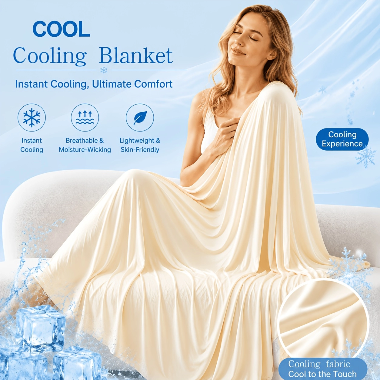 Checkered Cooling Summer Blanket - Image 14