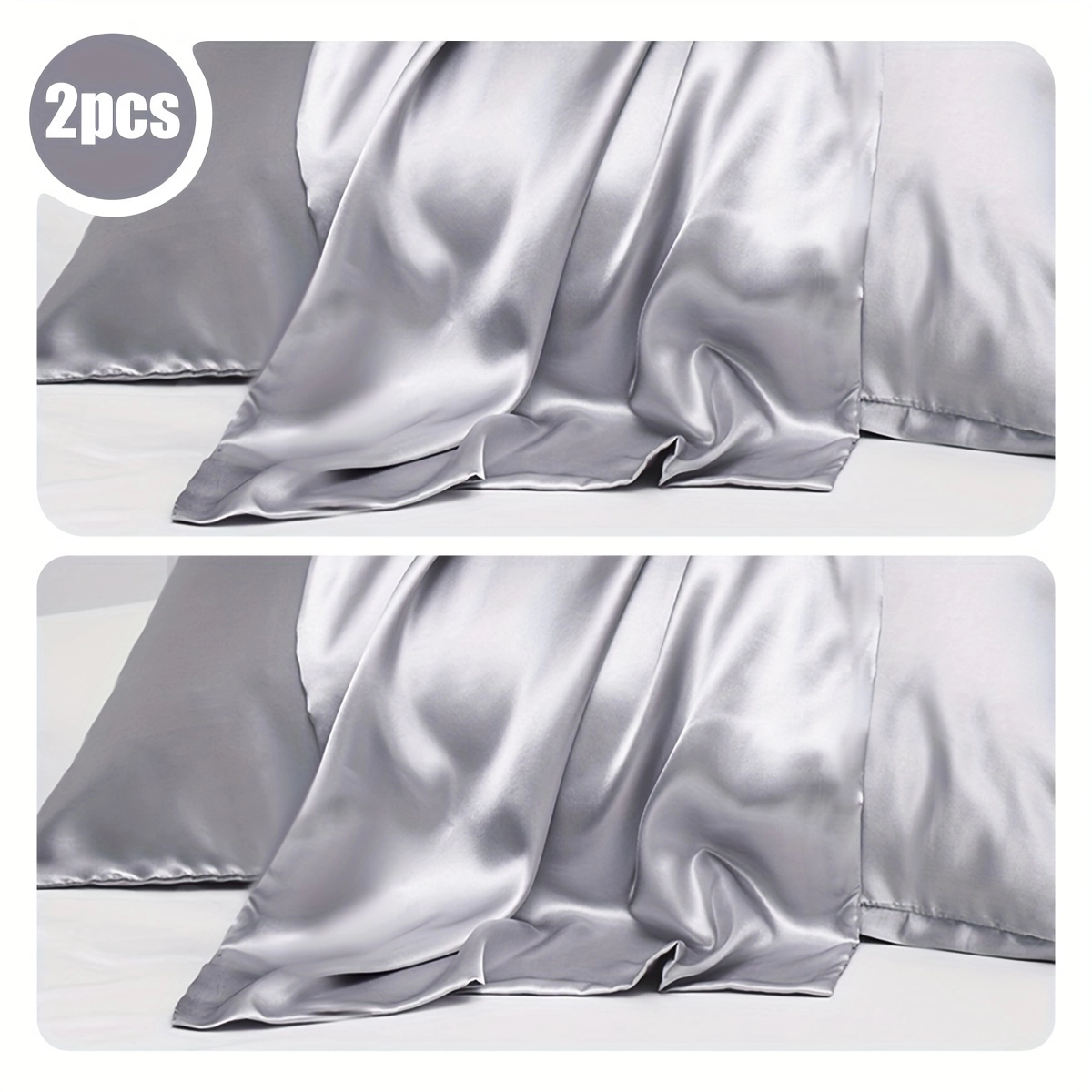 Satin Cooling Pillowcase Set - Image 14
