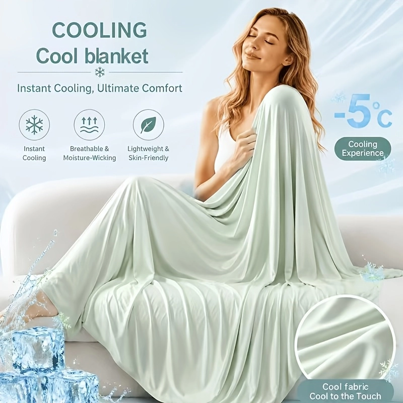 Checkered Cooling Summer Blanket - Image 12