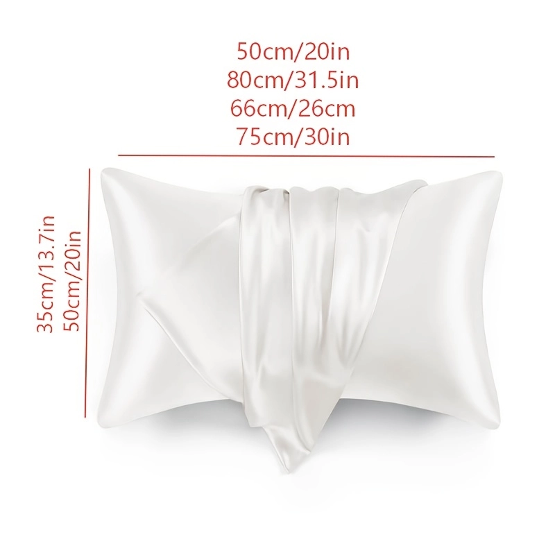 Solid Satin Cooling Pillowcase - Image 8