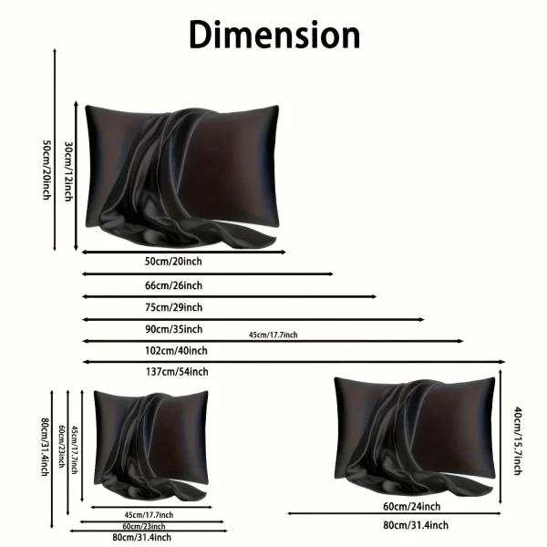 Silk Cooling Pillowcase Set